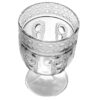 set 6 pahare cu picior SG loza din sticla transparenta 150 ml