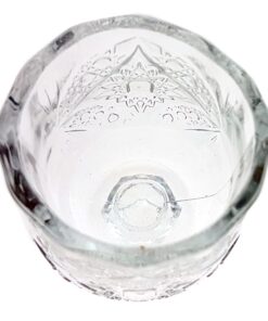 set 6 pahare KIM crystal mic din sticla transparenta 100 ml